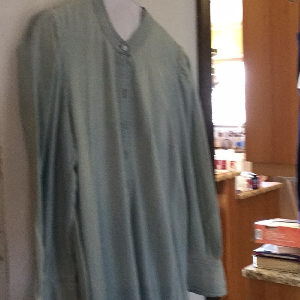 Fun long sleeve denim Lucky dress